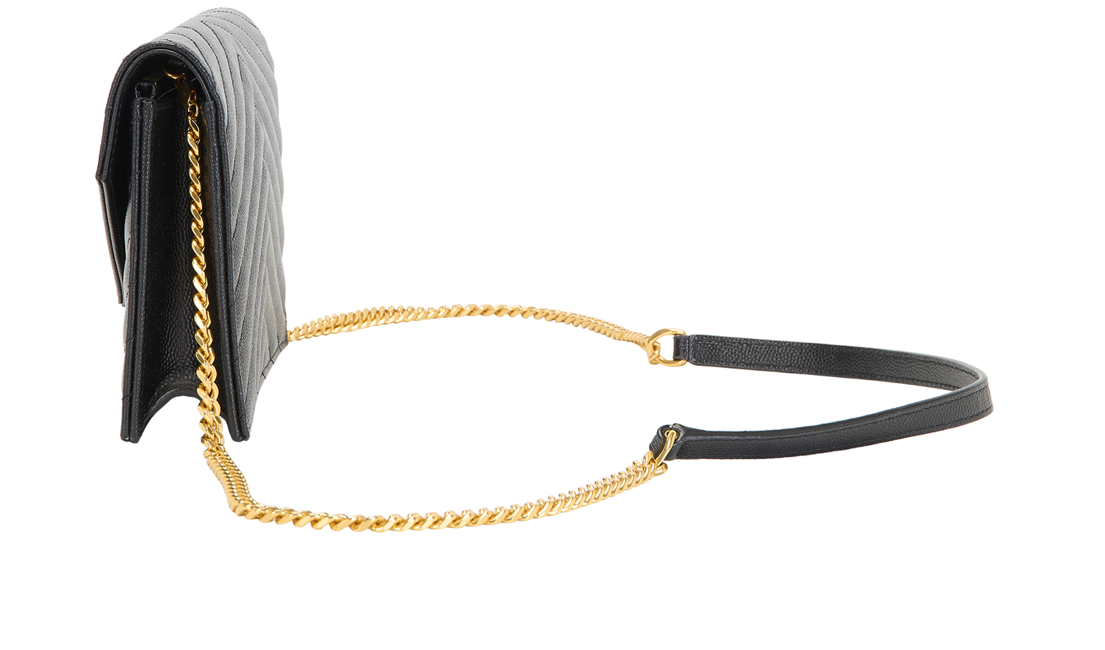 Envelope WOC, &pound;890, Handbags, Black, Leather, Bottom view